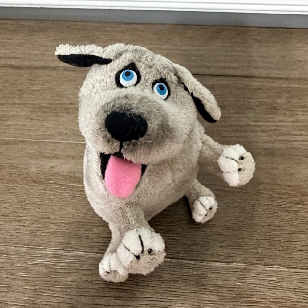 Walter the Farting Dog Plush MerryMakers Gray Stuffed Animal Book Character